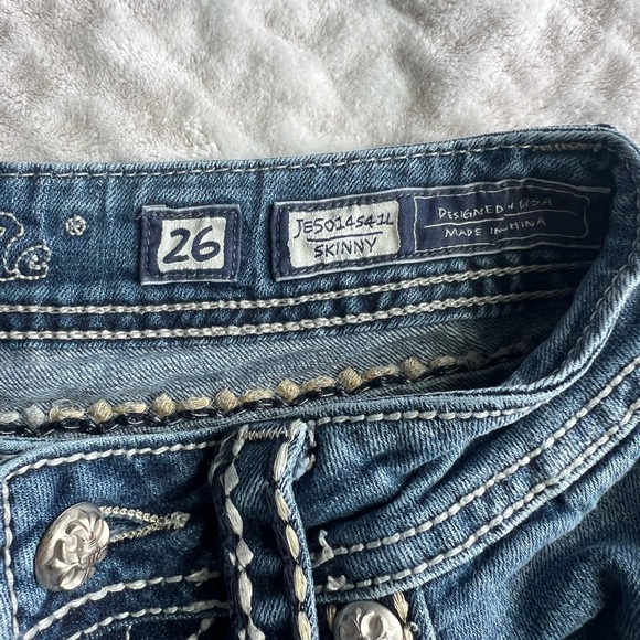 MISS ME Women’s Skinny Jeans Style JE5014S41L Size 26 - Picture 4 of 11